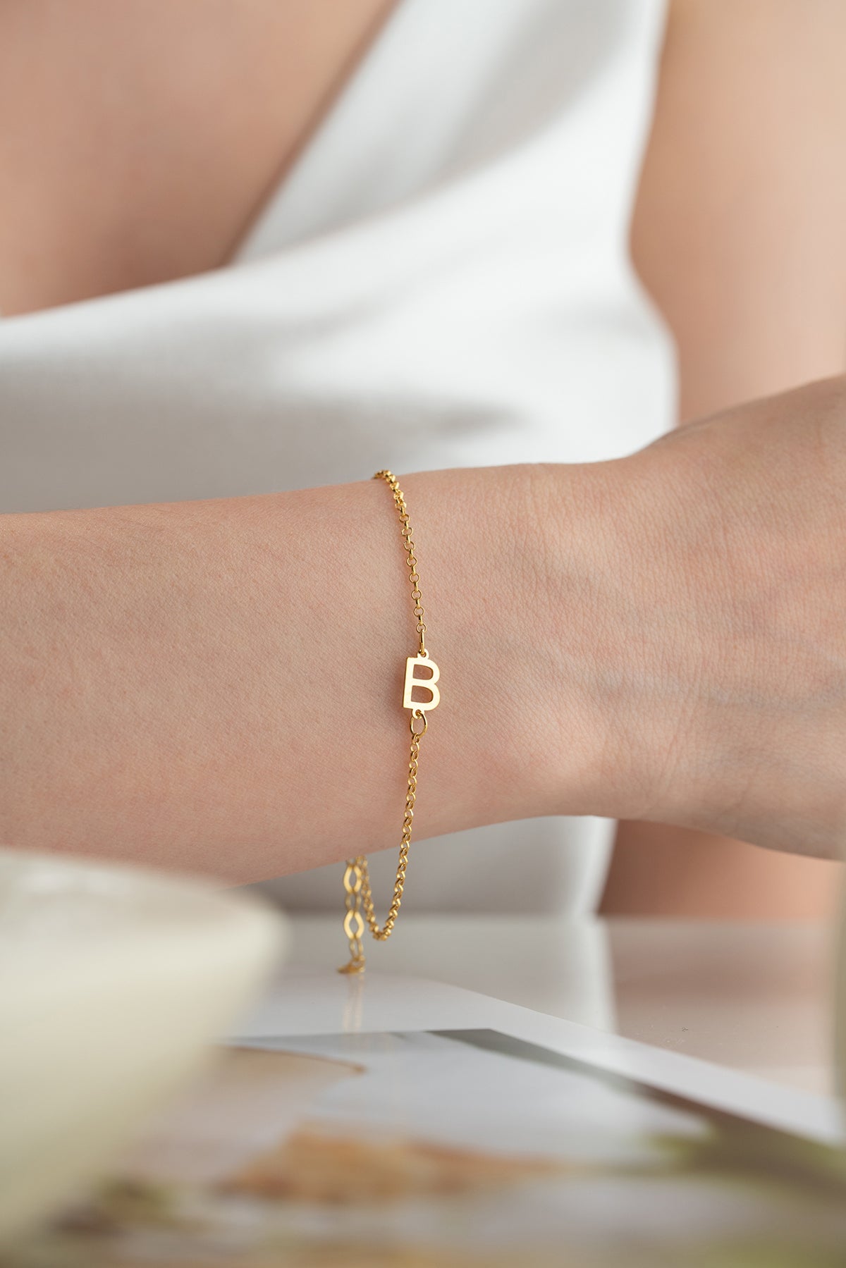 Letter Bracelet - 925 Silver