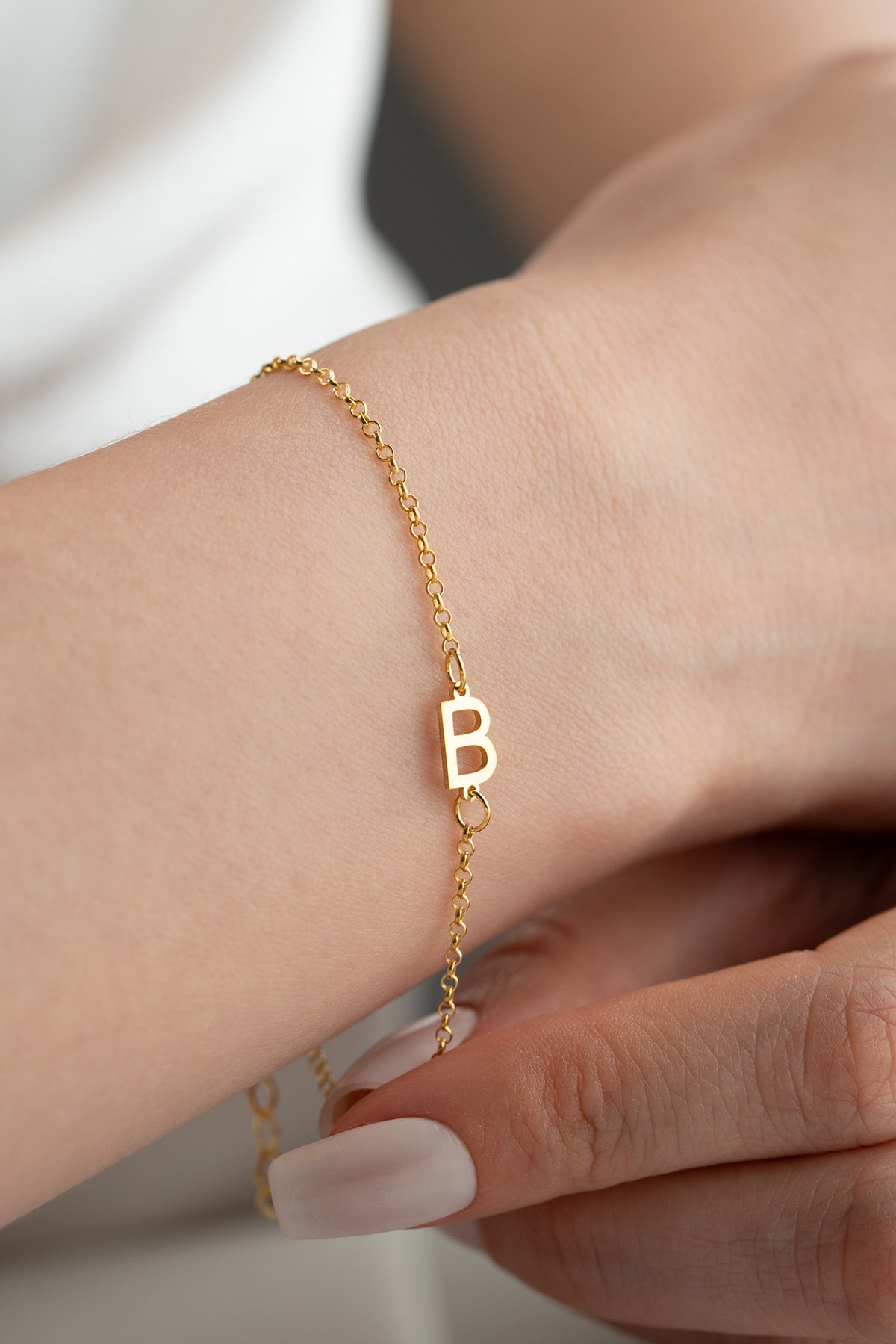 Letter Bracelet - 925 Silver