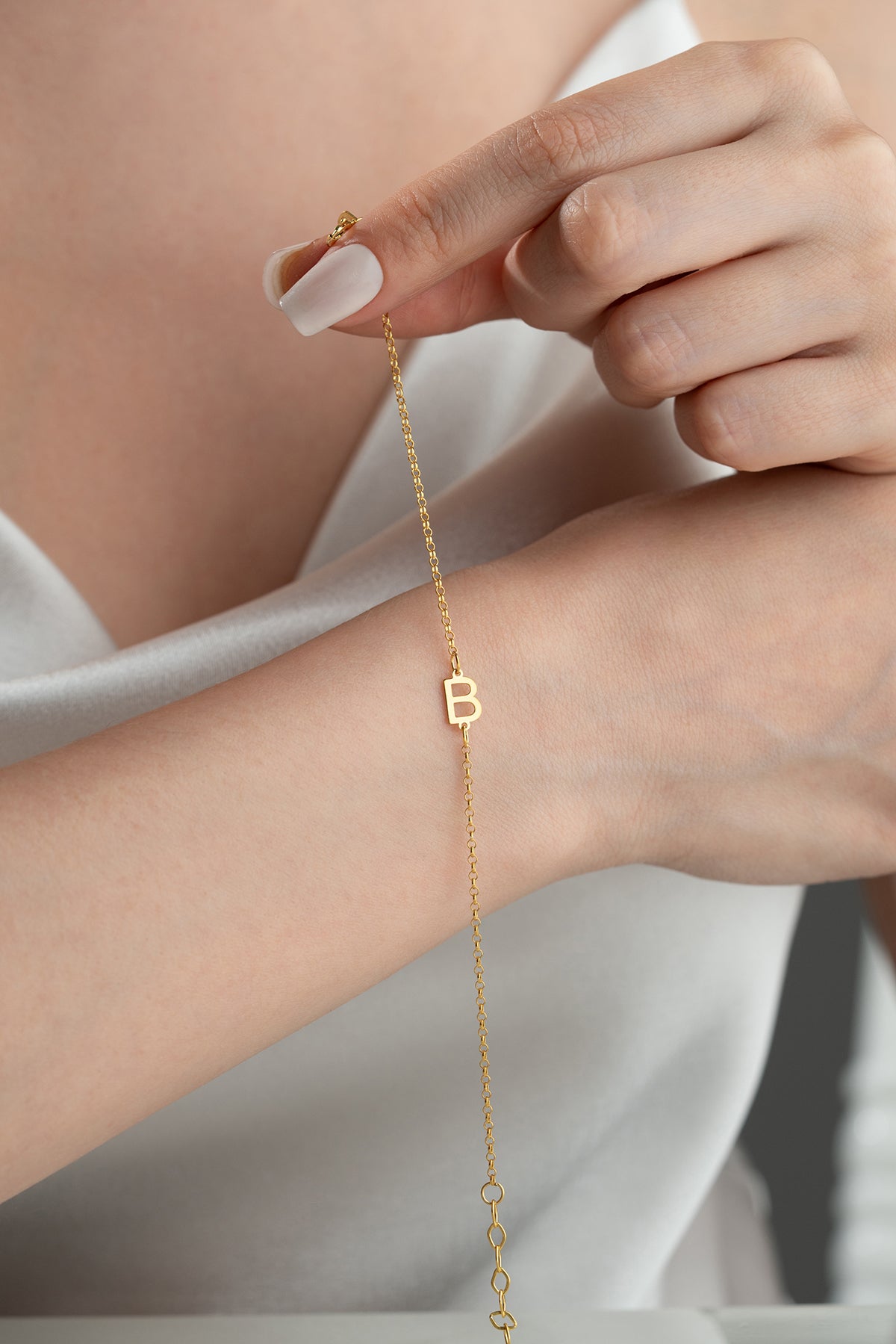 Letter Bracelet - 925 Silver