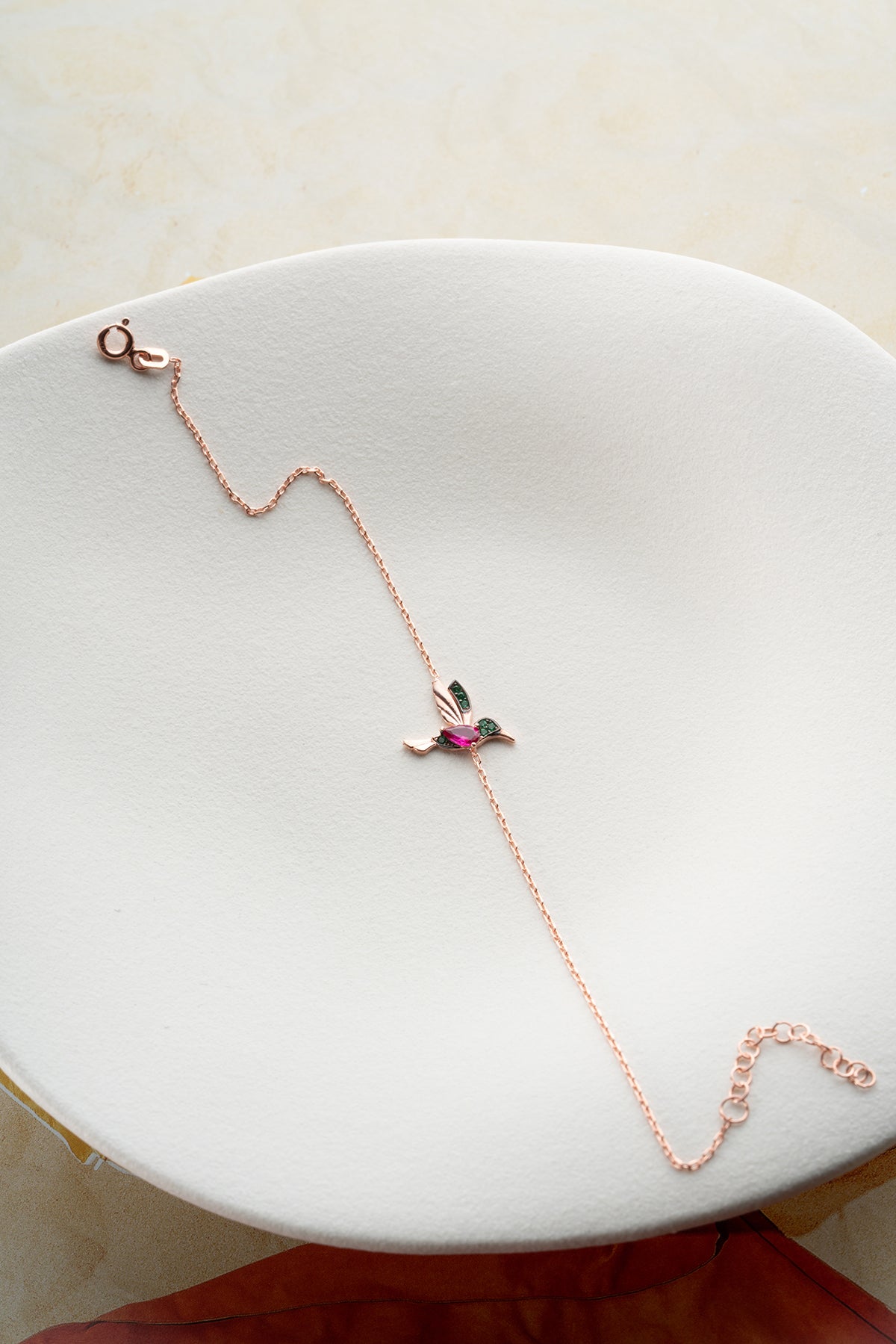 Kolibrie bracelet - 925 silver rosé