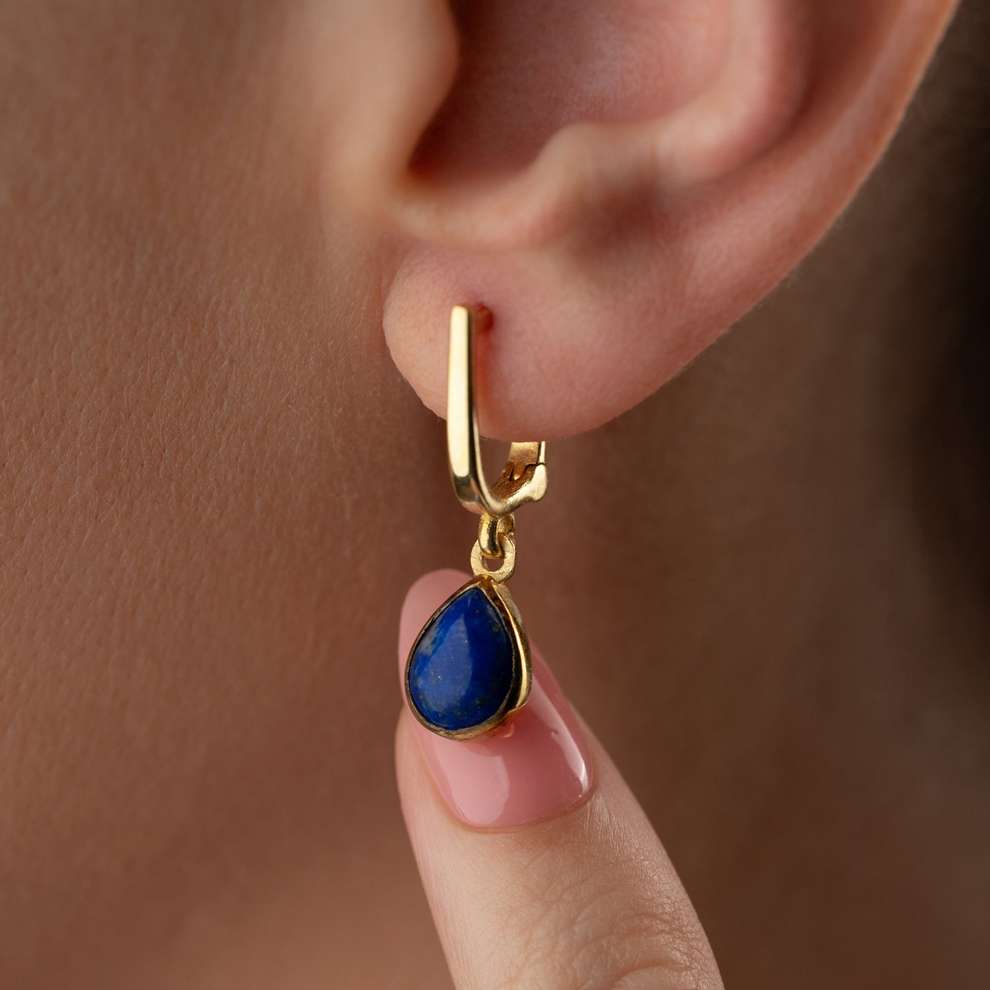 Earrings with Lapis Lazuli