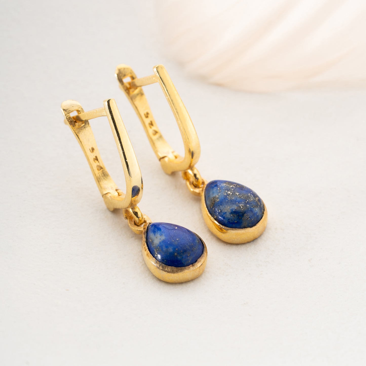 Earrings with Lapis Lazuli
