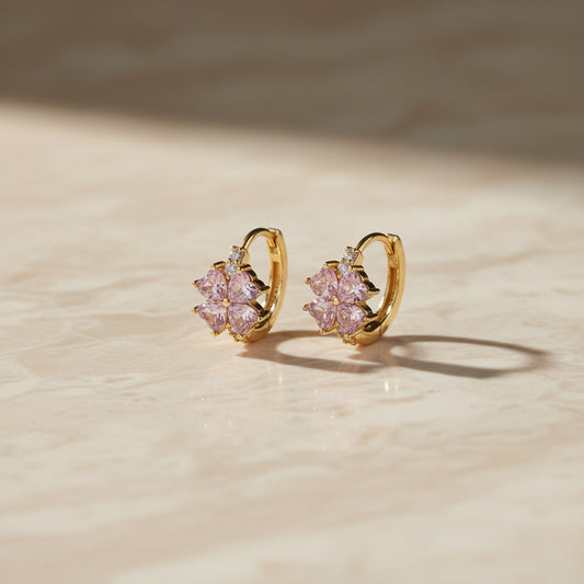 Klavertjevier Oorbellen – 925 Zilver