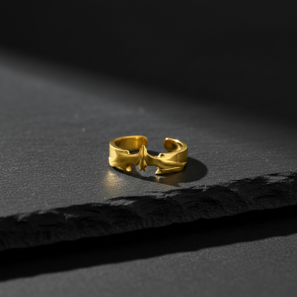 Draco Vergulde Ring -925 zilver