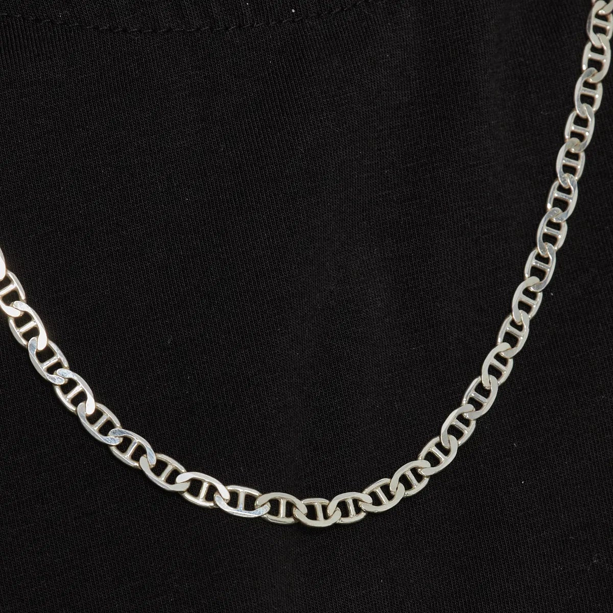 925 Silver Necklace 5 mm Mariner Link