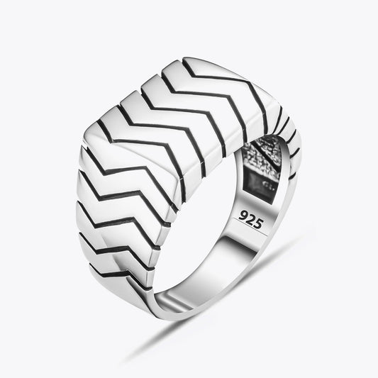 Silver Men's Signet Ring