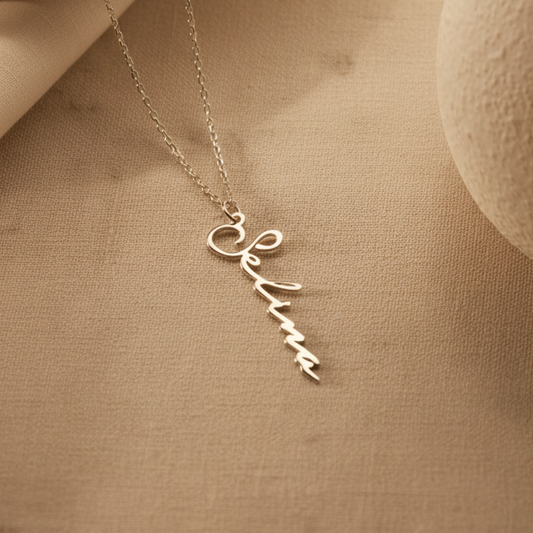 Personalized name chain - 925 sterling silver