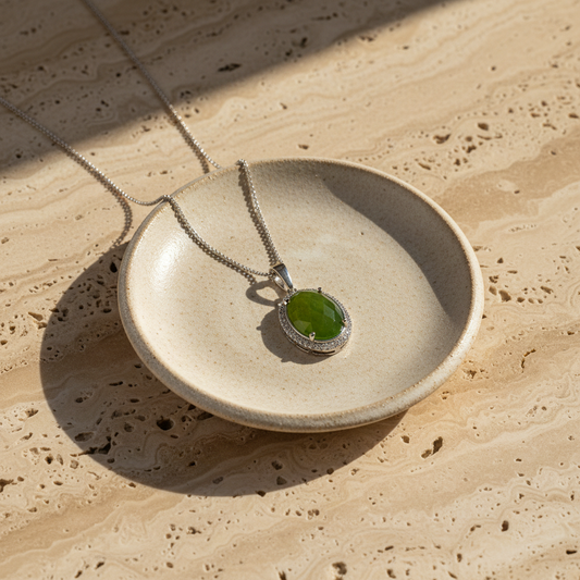 Jade natural stone pendant