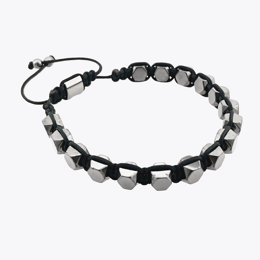 by LYDIAN Men's Bracelet Hematite ARLB-20