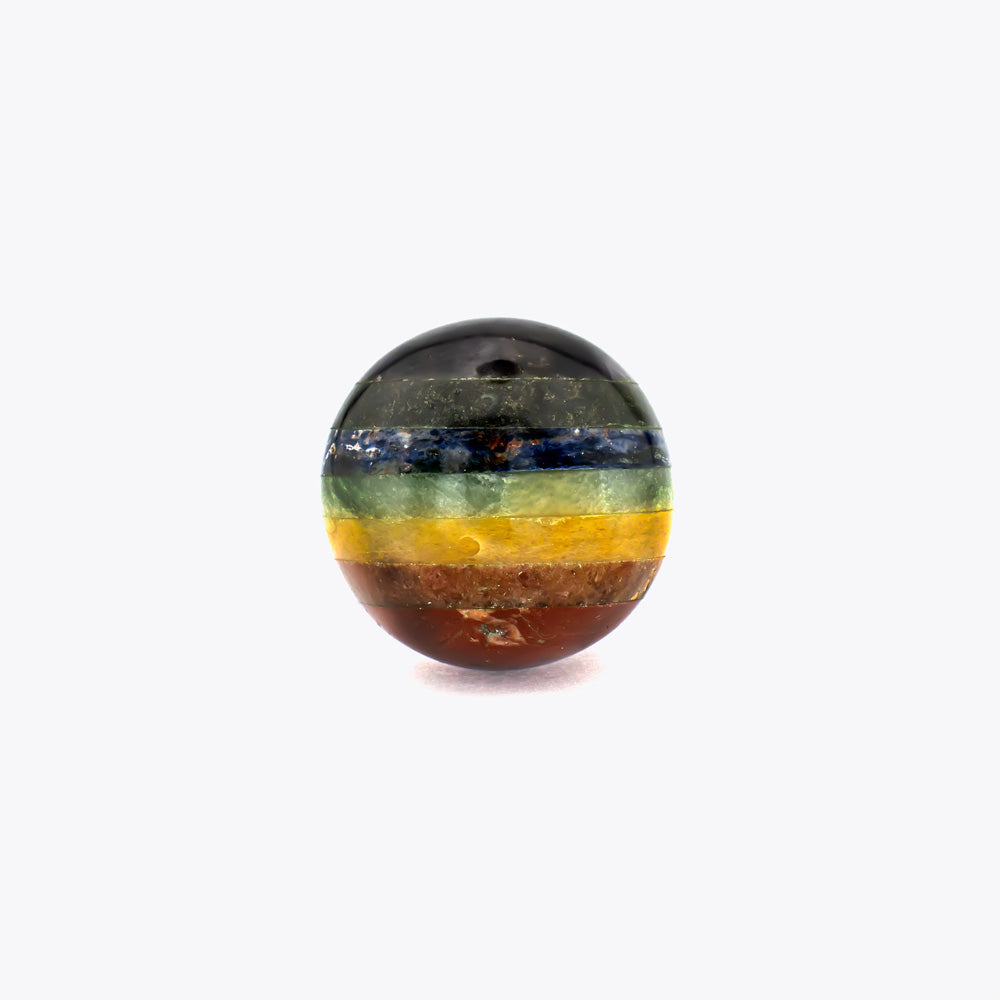 7 Chakra sphere stone 6cm