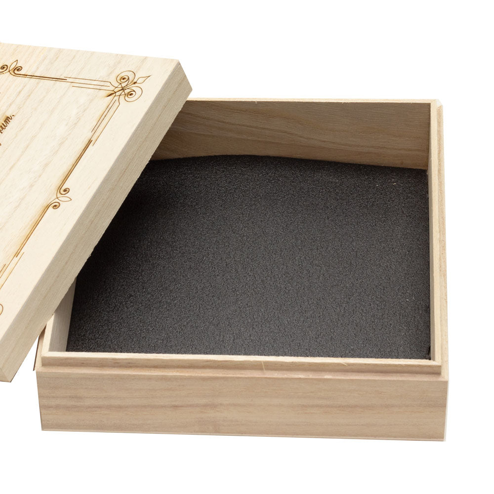 Engraved wooden box 20cm*20cm