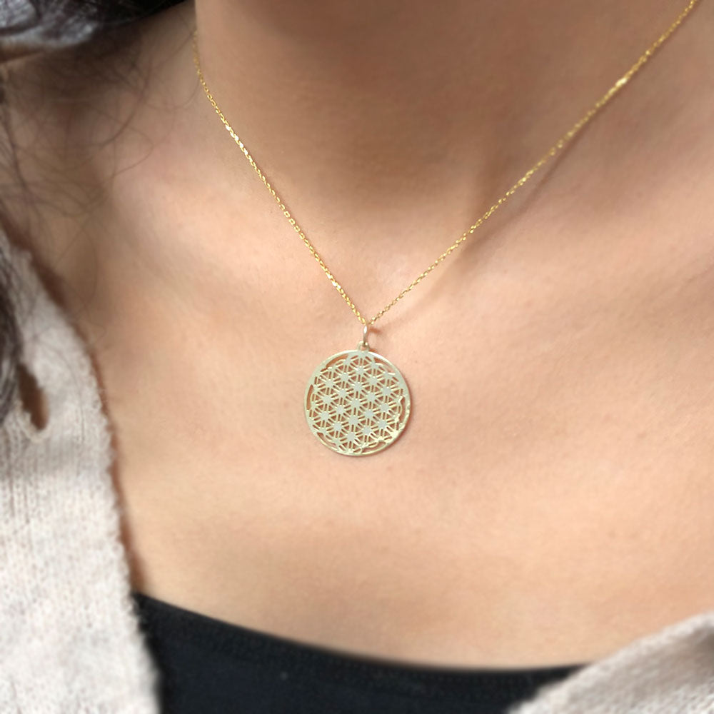 Flower Of Life Pendant And Necklace BLAR059