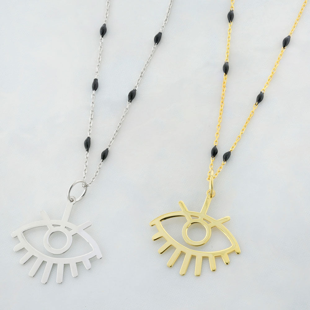 Necklace With Pendant Eye