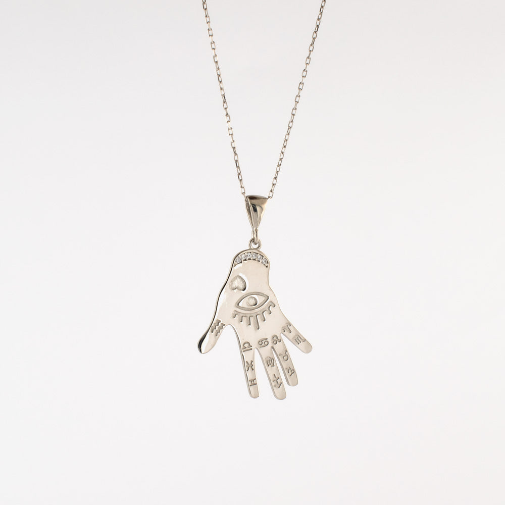 Lucky Oog - Hand Ketting Met Hanger