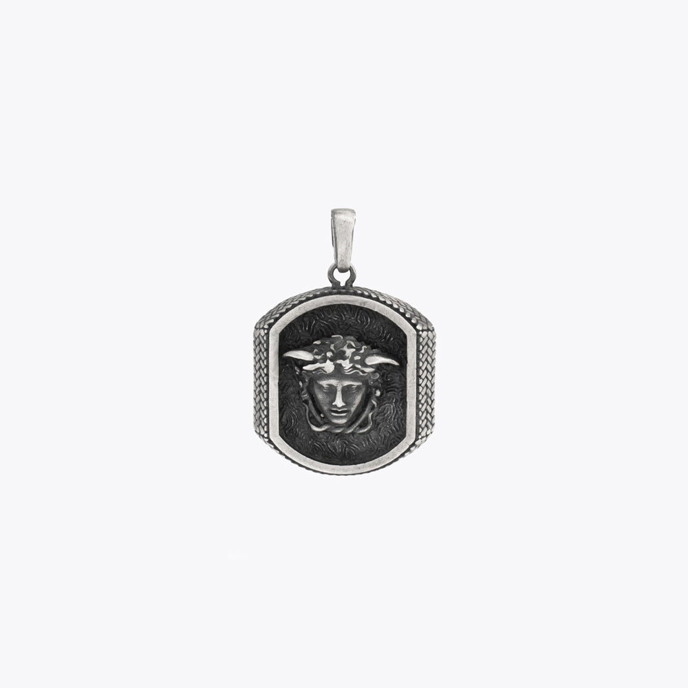 Silver Medusa Necklace BLAR0109