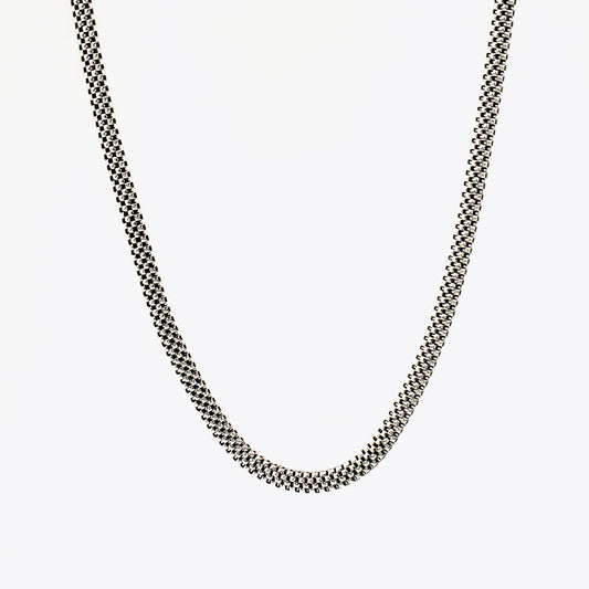 Silver necklace popcorn 5.6 mm BLMN007