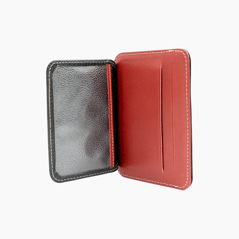 Black and Red Leather Wallet 023-51