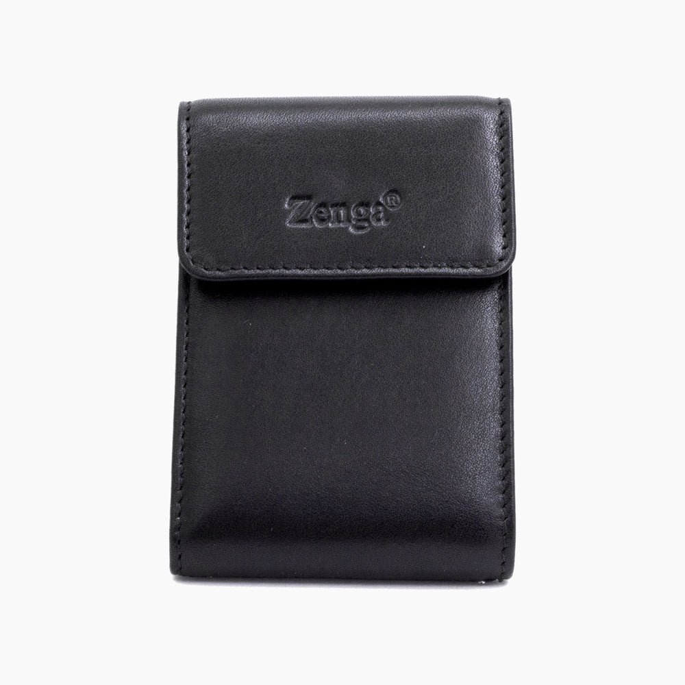 Black Leather Card Holder 027-1