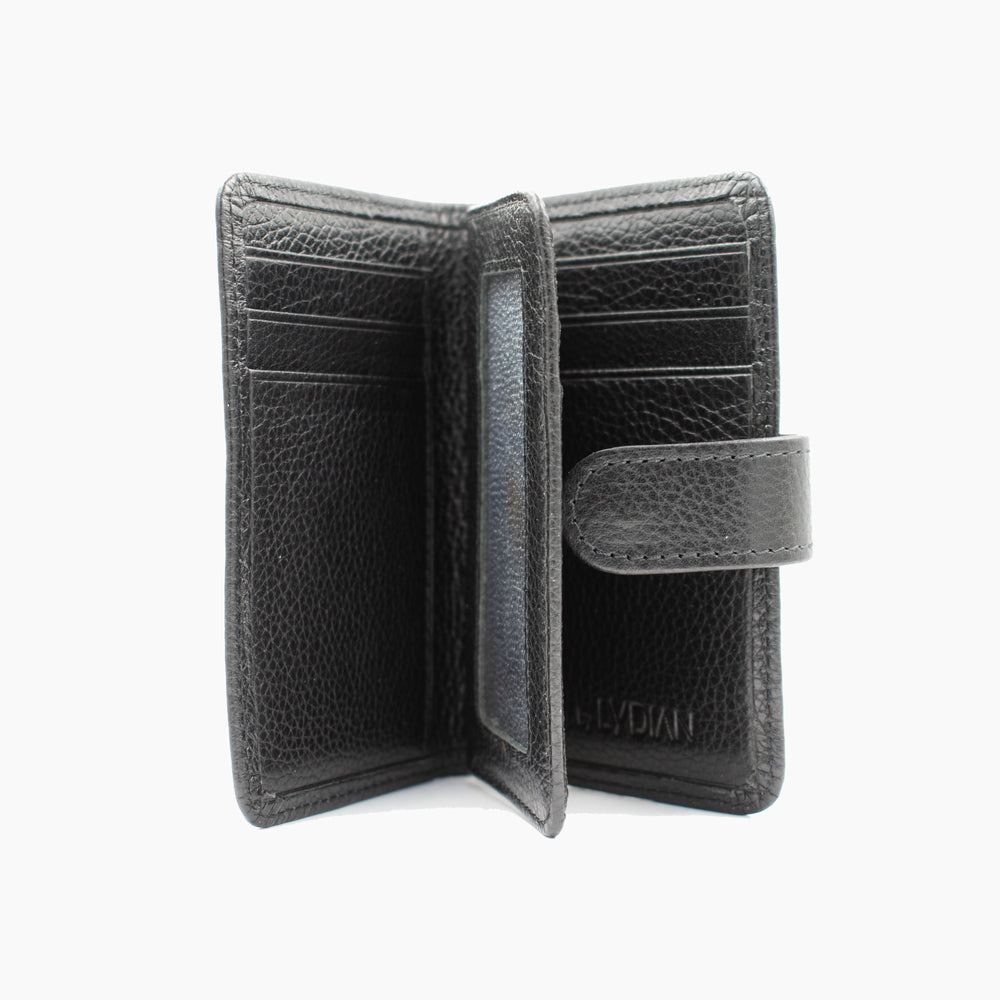 Black Leather Cardholder 3301