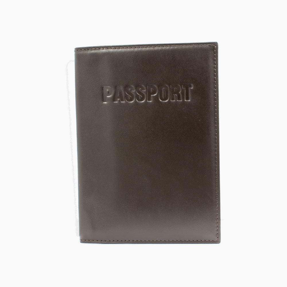 Brown Leather Passport Holder BLW112BR