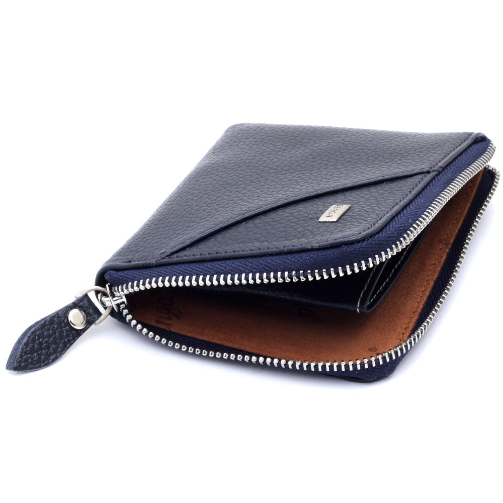 Blue Leather Wallet BLW286B