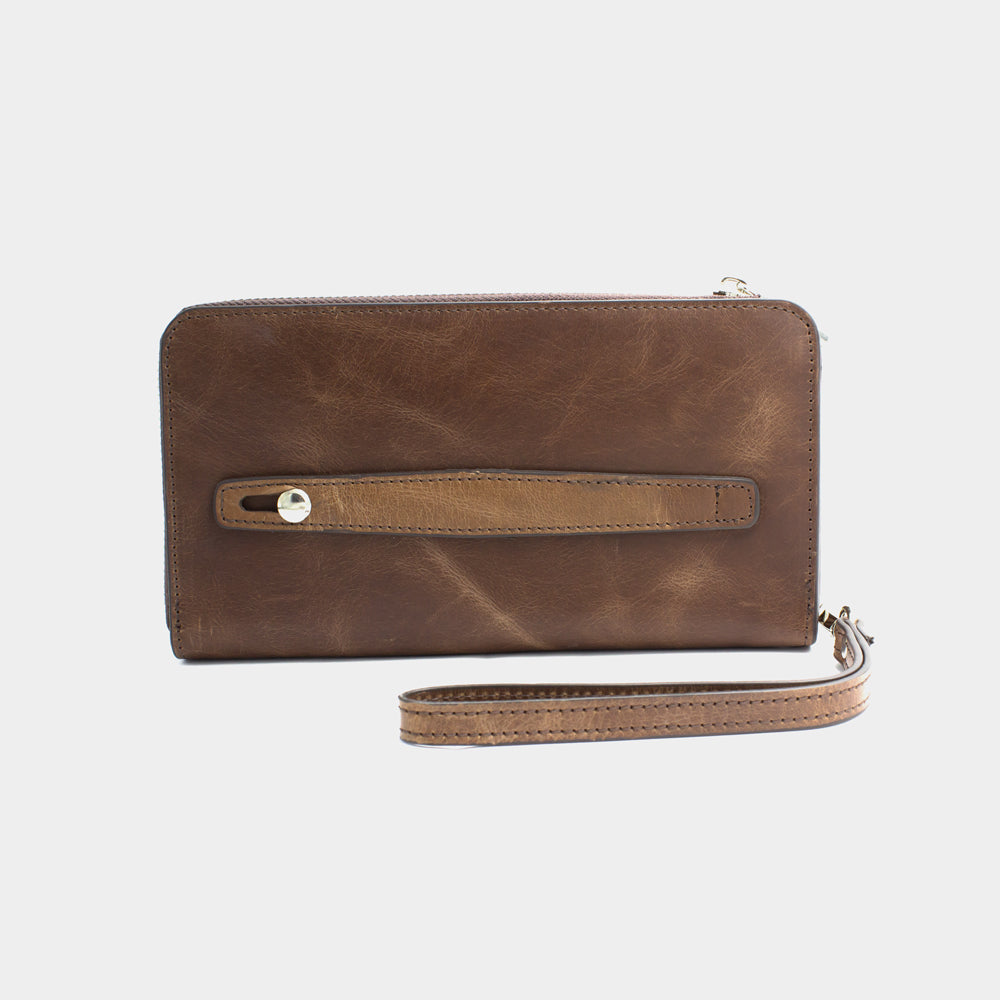 Smartphone Leather Wallet Brown BLW3034-K