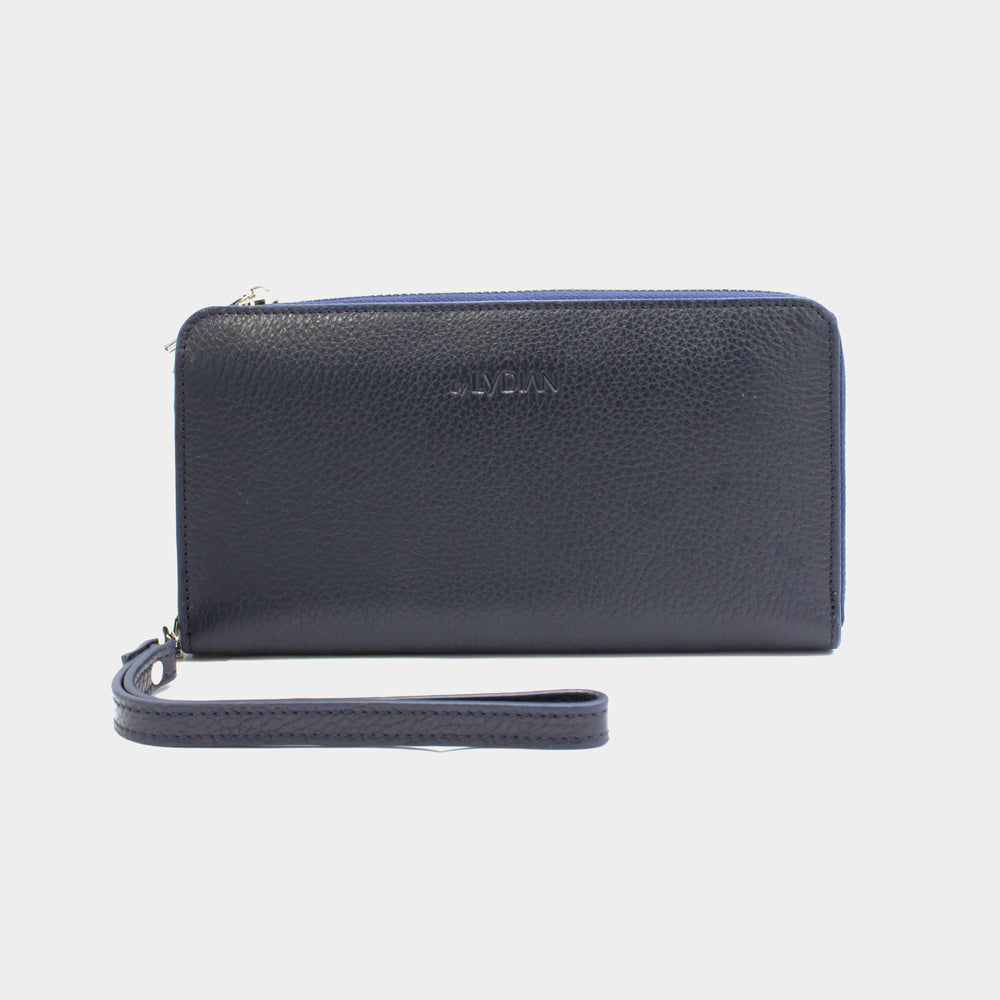 Smartphone Leather Wallet Blue BLW3034-L