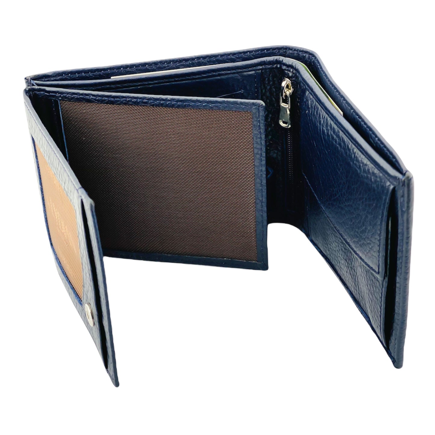 Dark Blue Leather Wallet BLW050-L