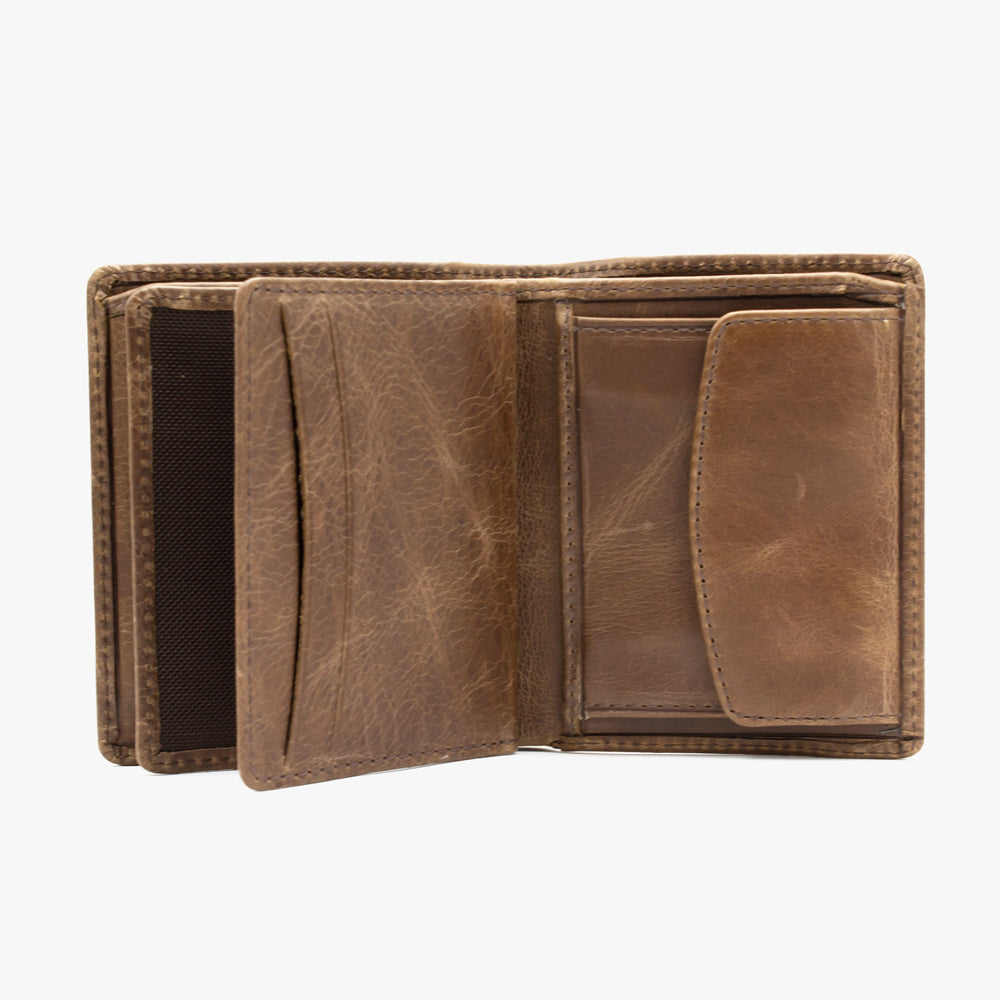 Brown Leather Wallet BLW703-CK