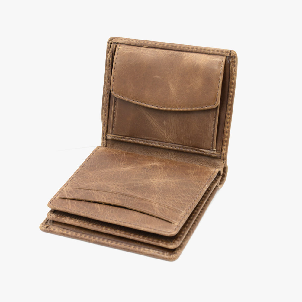 Brown Leather Wallet BLW703-CK