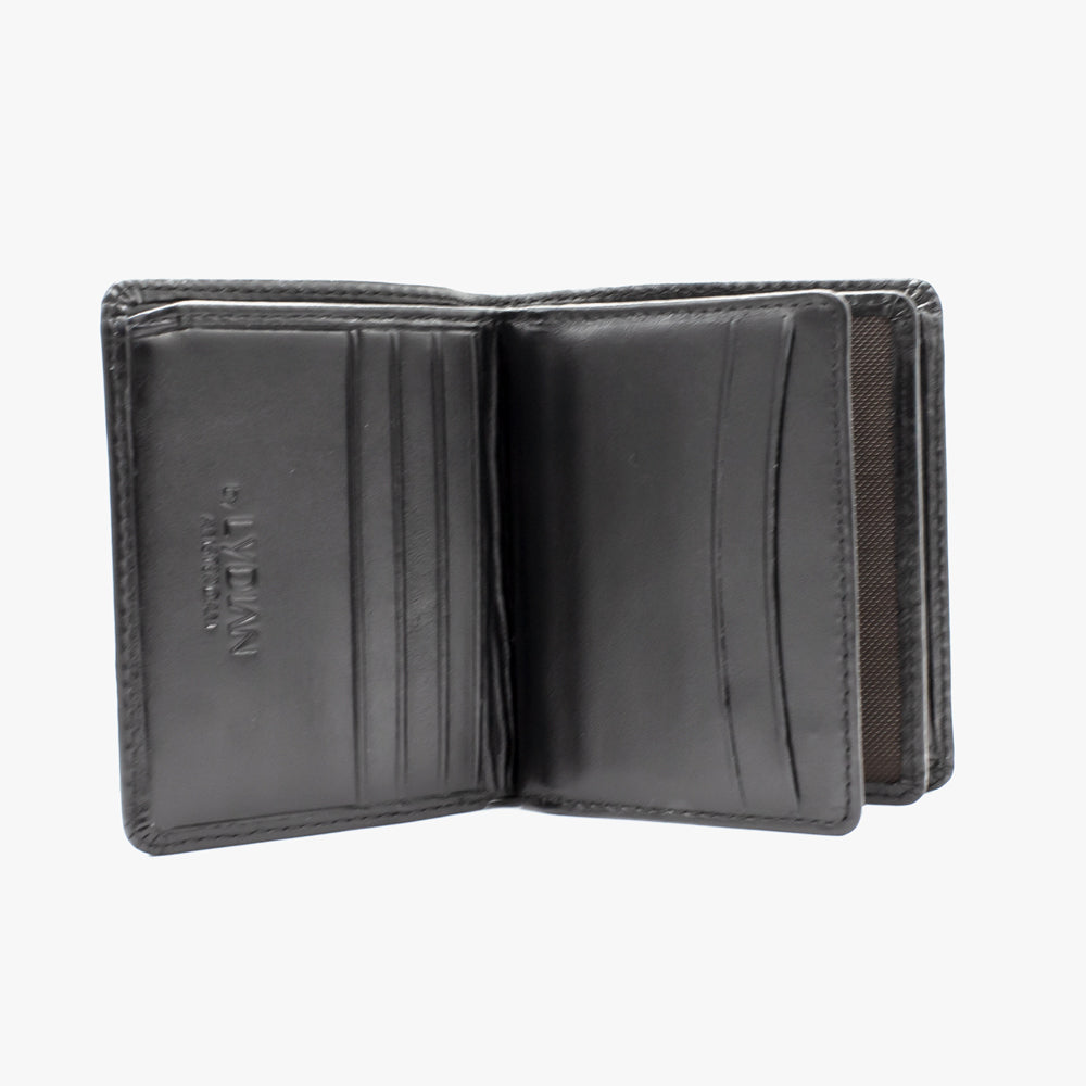 Black Leather Wallet BLW703-S