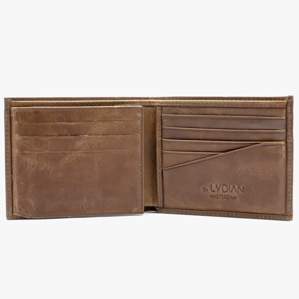 Brown Leather Wallet BLW777-CK