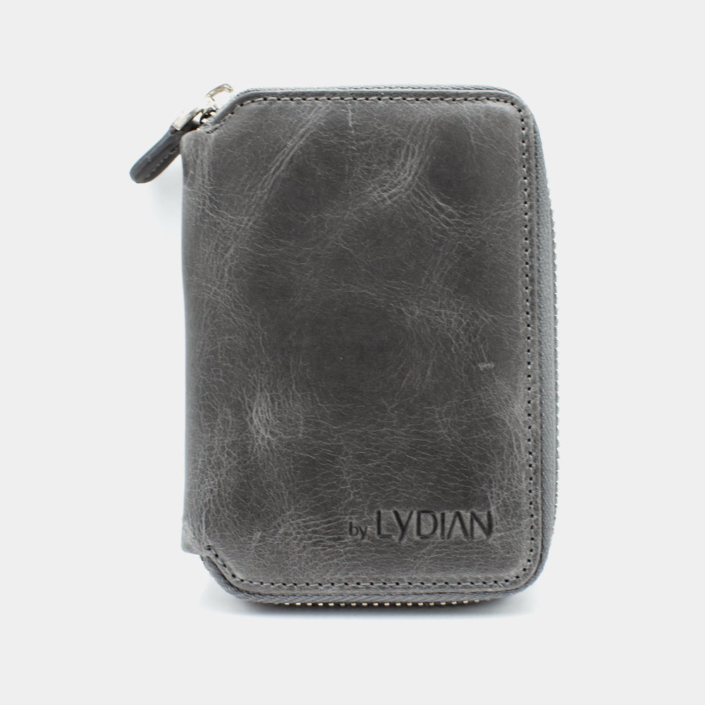 Leather Zipper Wallet BLW796-G