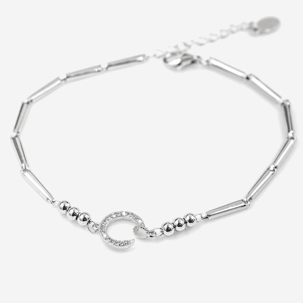 925 Silver Bracelet with zirconia BLWR415