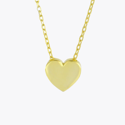 Silver heart necklace pendant