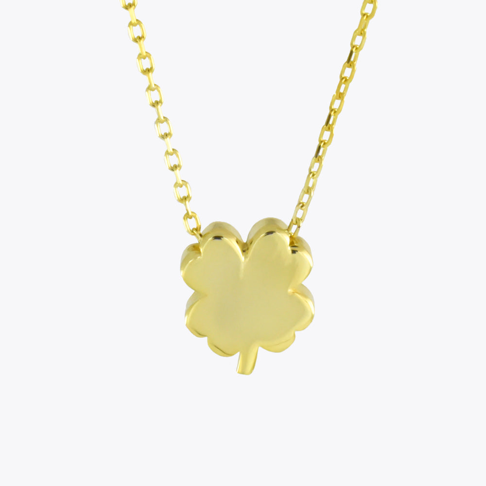 Necklace With Clover Gold