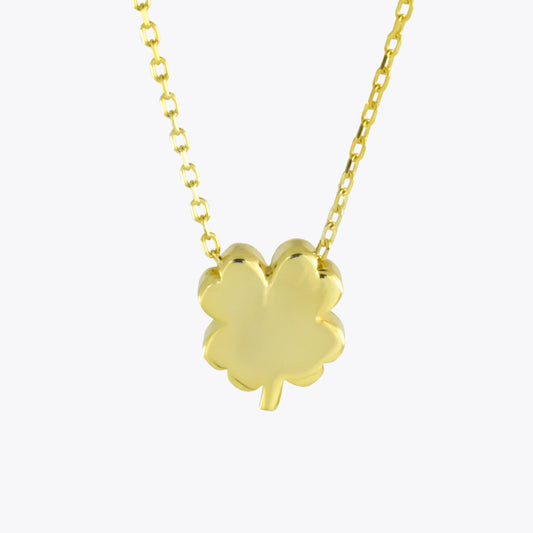 Necklace With Clover Gold