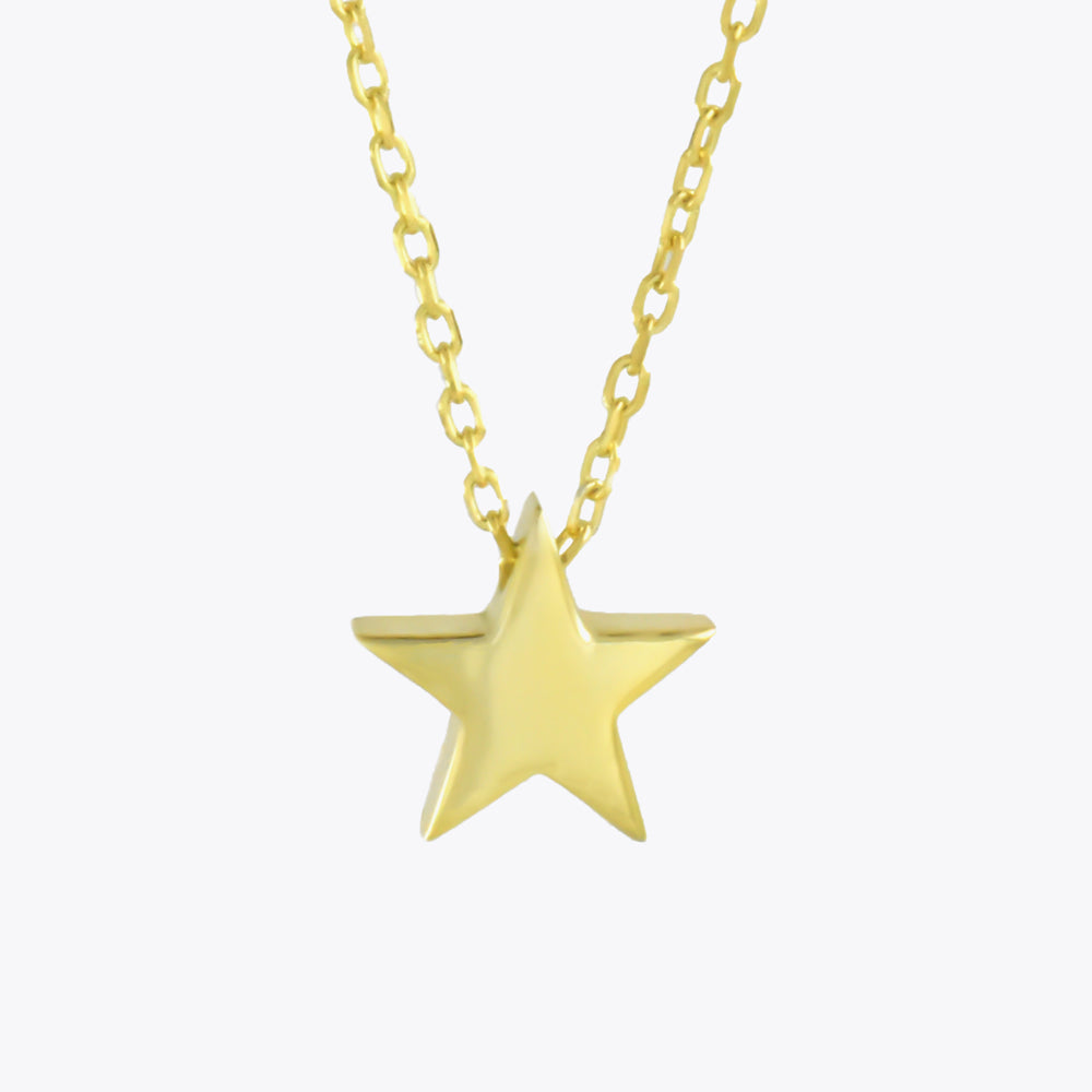 Zilveren Ster ketting + hanger