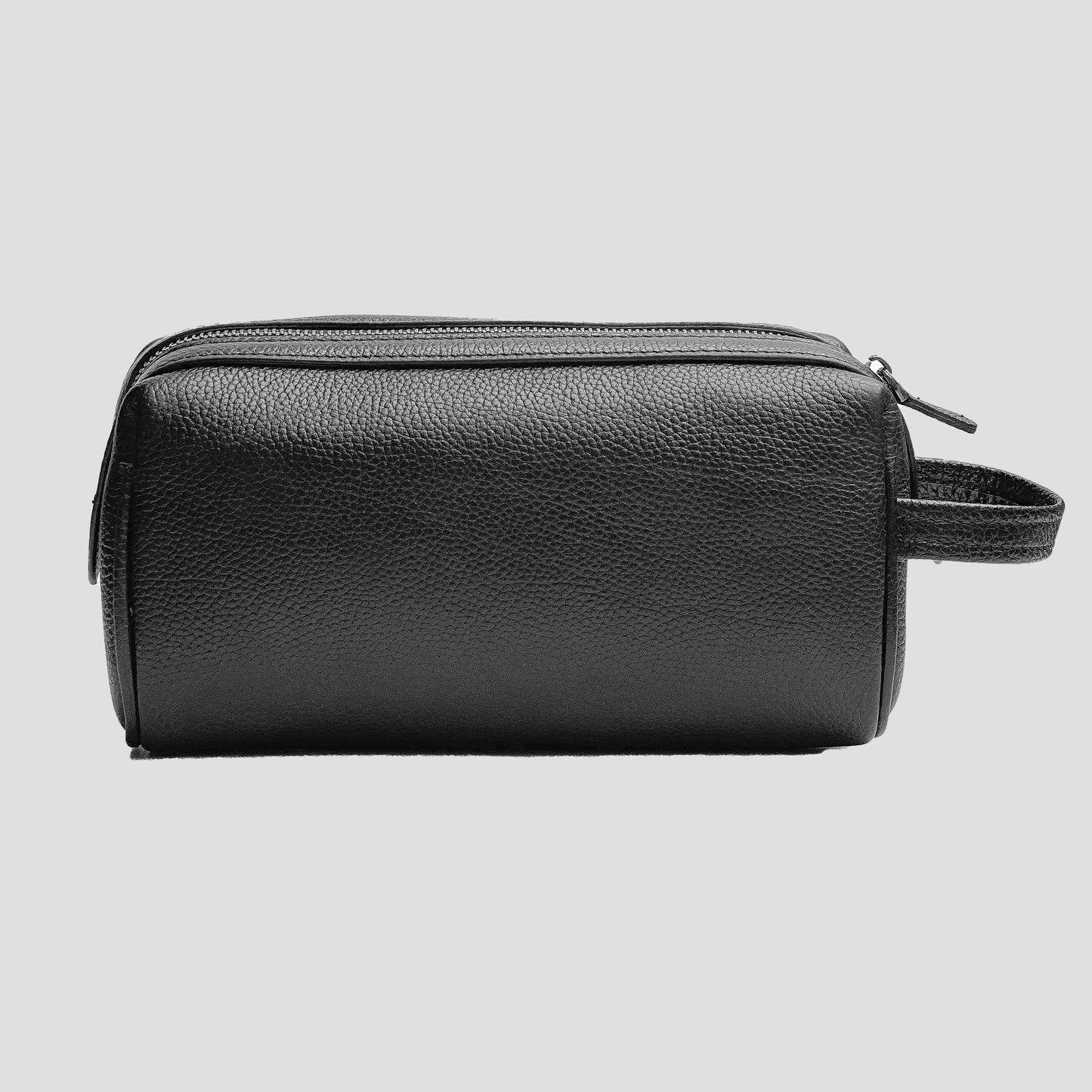 Leather toiletry bag