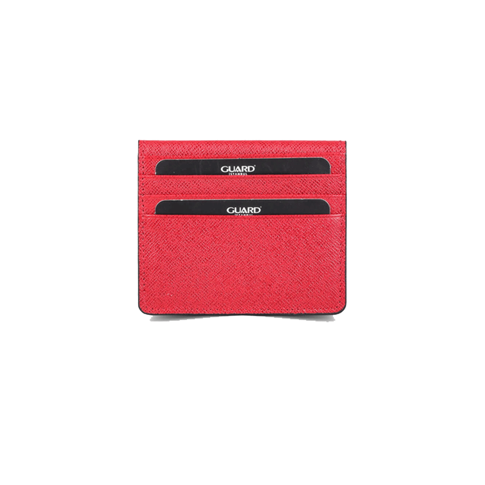 Red Leather Card Holder LWG5239-KZ