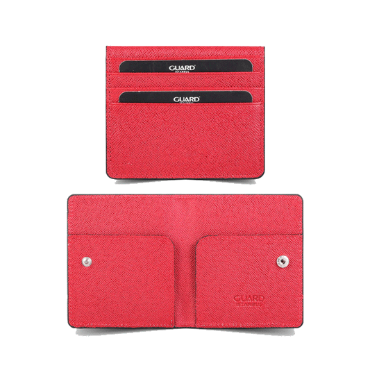 Red Leather Card Holder LWG5239-KZ